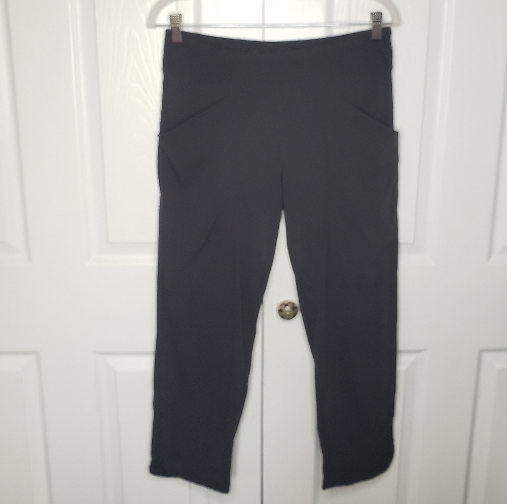 Lucy Lounge Pants S Pockets Curved Hem Stretch